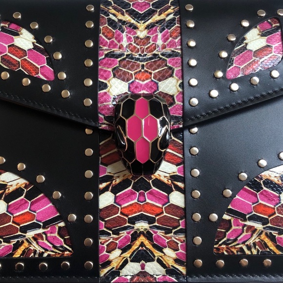 *SOLD* BULGARI NWT LE Serpenti Studded Bag - Picture 5 of 8